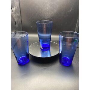 Cobalt Libbey Glass Tumblers